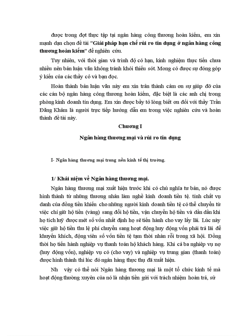 image for page Giải pháp hạn chế rủi ro tín dụng ở ngân hàng công thương hoàn kiếm