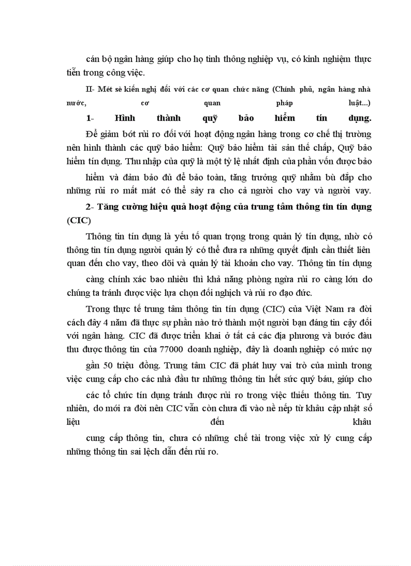 image for page Giải pháp hạn chế rủi ro tín dụng ở ngân hàng công thương hoàn kiếm