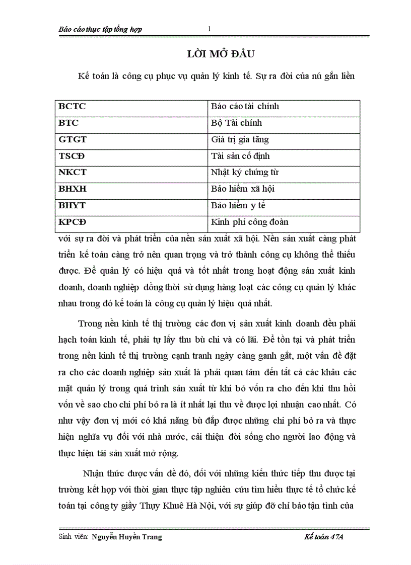 image for page Đánh giá tổng quát công tác kế toán tại công ty giầy Thụy Khuê