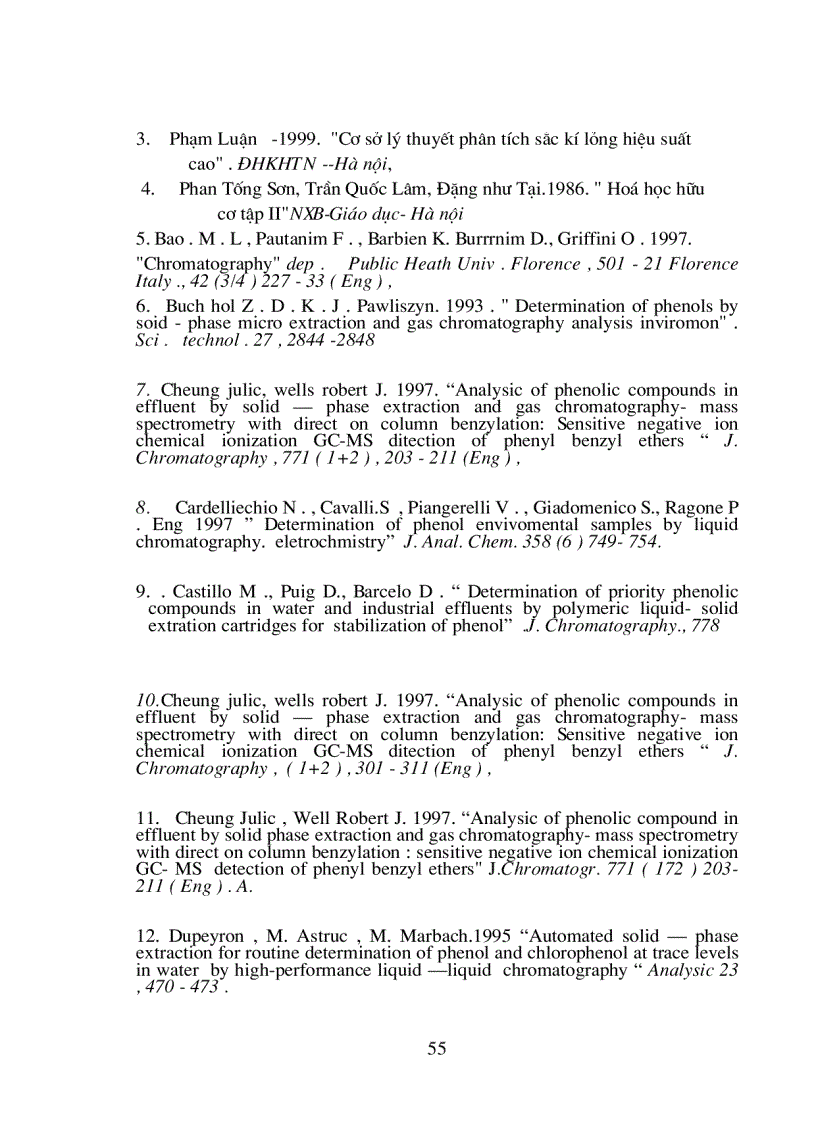 image for page Phương pháp sắc ký khí lỏng hiệu suất cao (HPLC) và những vấn đề cần nghiên cứu ứng dụng
