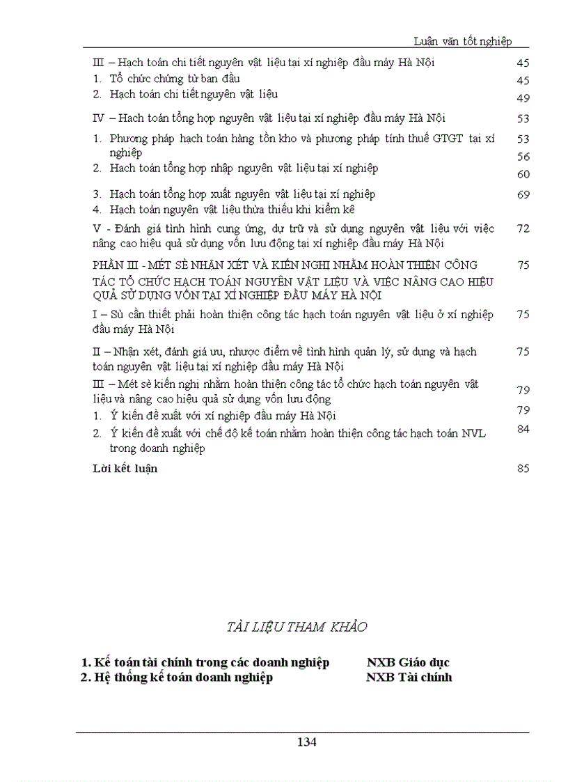 image for page Tổ chức kế toán nguyên vật liệu với việc nâng cao hiệu quả sử dụng vốn lưu động tại Xí nghiệp Đầu máy Hà Nội