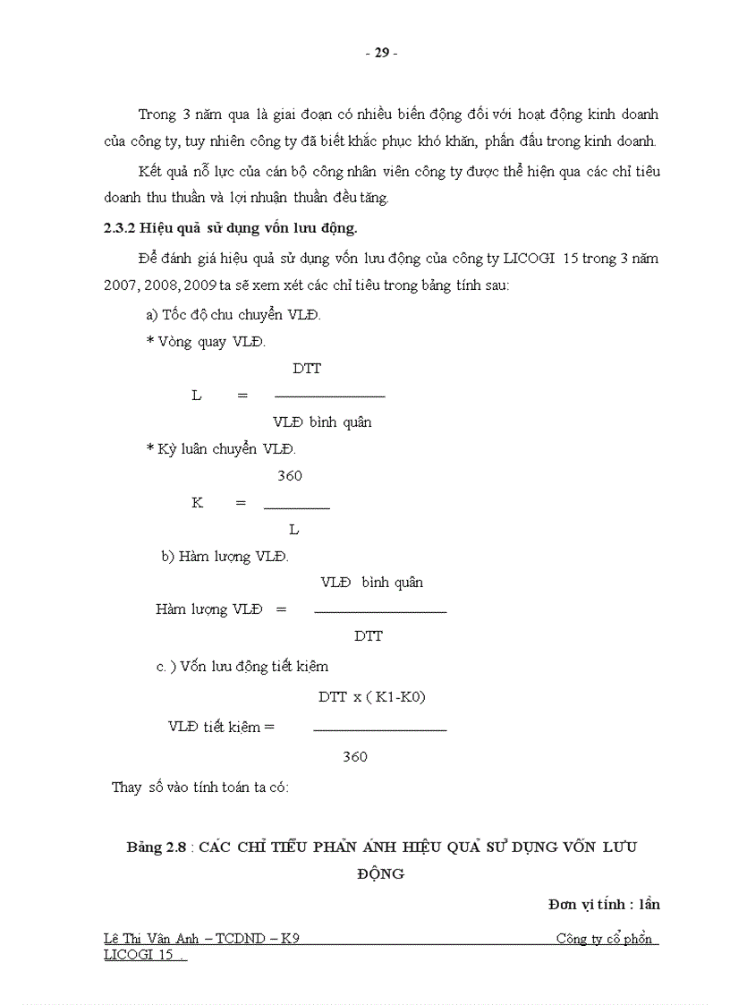 image for page Một số giải pháp nhằm nâng cao hiệu quả sử dụng vốn ở Công ty cổ phần LICOGI 15