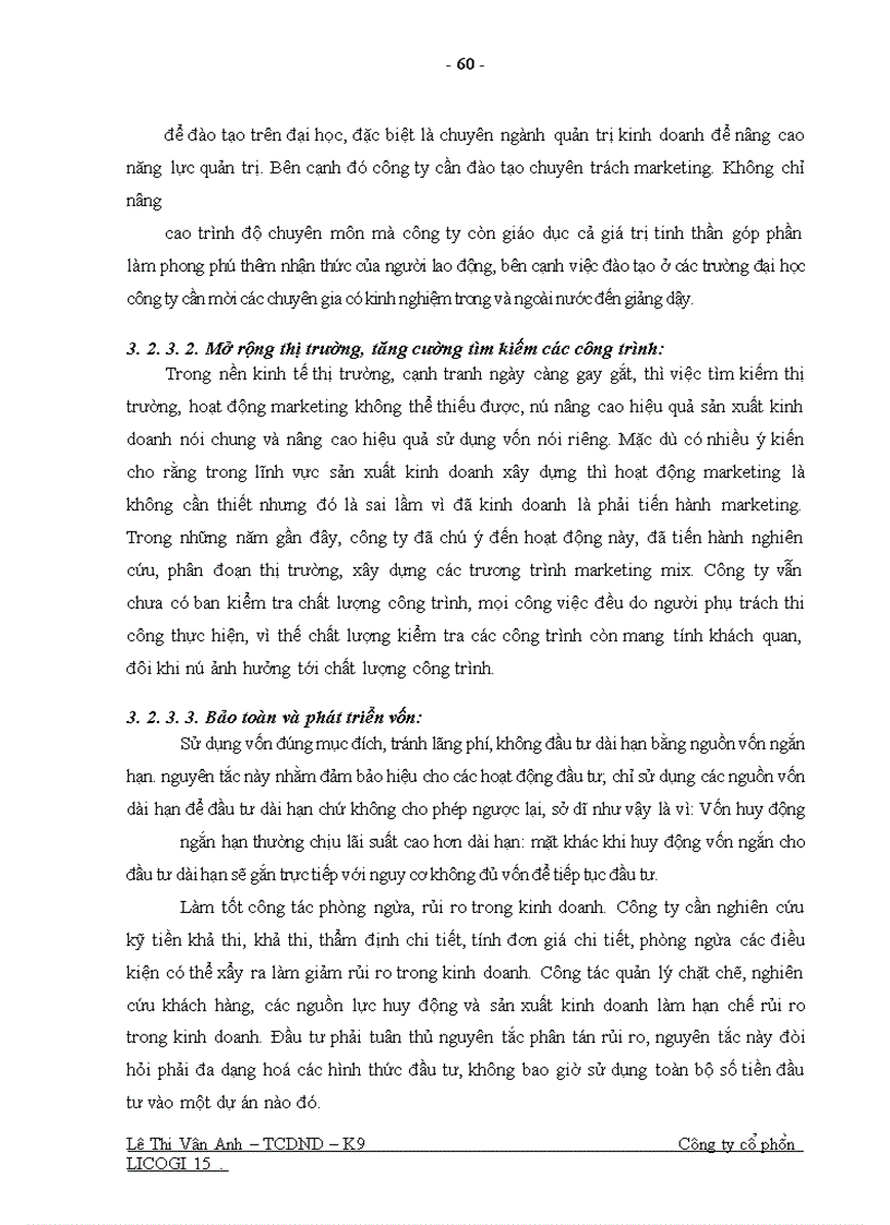 image for page Một số giải pháp nhằm nâng cao hiệu quả sử dụng vốn ở Công ty cổ phần LICOGI 15