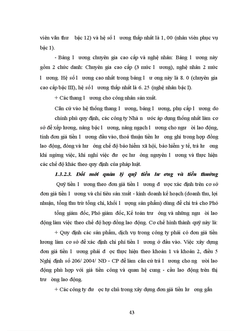 image for page Đổi mới công tác quản lý tiền lương tại công ty Chiến Thắng thuộc Tổng cục Kỹ Thuật - Bộ Quốc phòng)