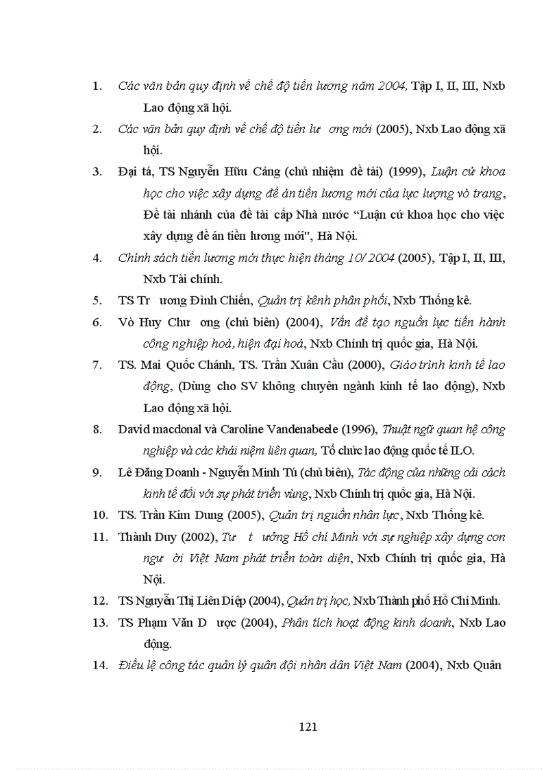 image for page Đổi mới công tác quản lý tiền lương tại công ty Chiến Thắng thuộc Tổng cục Kỹ Thuật - Bộ Quốc phòng)
