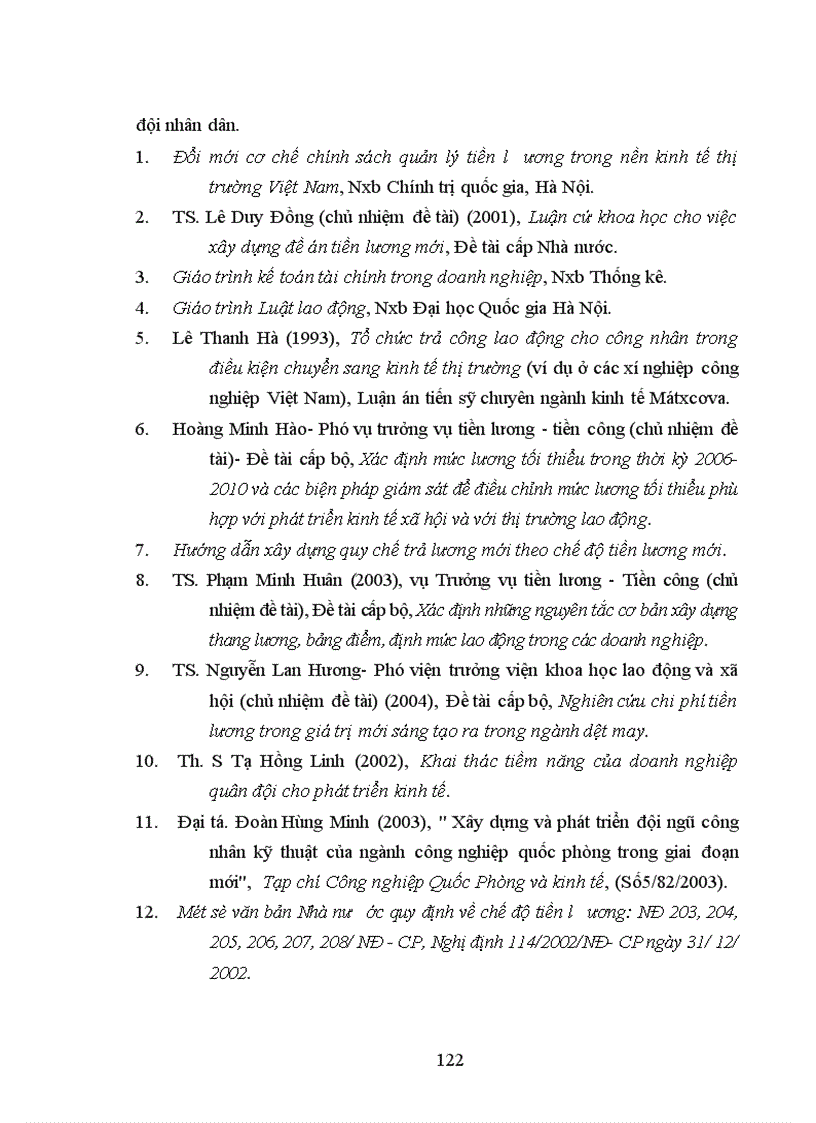 image for page Đổi mới công tác quản lý tiền lương tại công ty Chiến Thắng thuộc Tổng cục Kỹ Thuật - Bộ Quốc phòng)