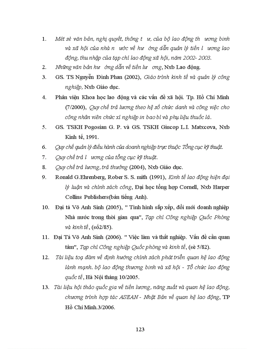 image for page Đổi mới công tác quản lý tiền lương tại công ty Chiến Thắng thuộc Tổng cục Kỹ Thuật - Bộ Quốc phòng)