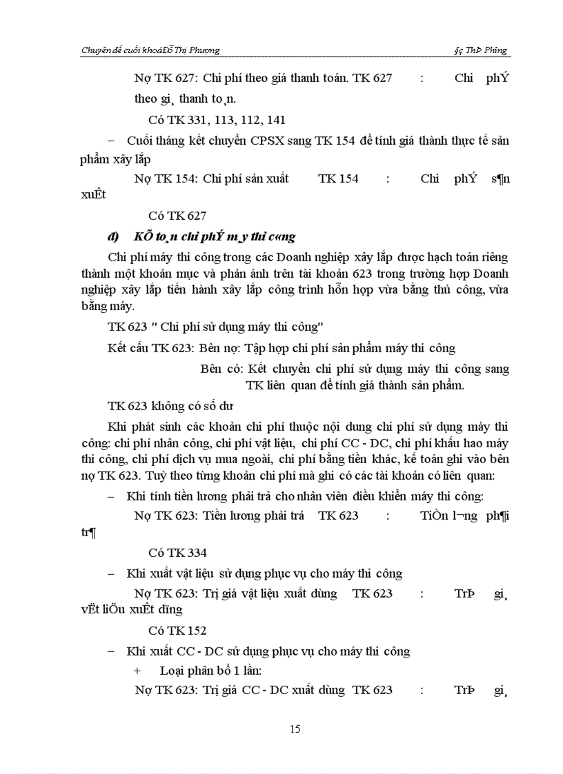 image for page Thực trạng hạch toán chi phí sản xuất và tính giá thành sản phẩm xây lắp và ý kiến đề xuất nhằm hoàn thiện vấn đề này.