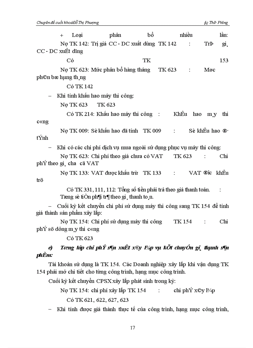 image for page Thực trạng hạch toán chi phí sản xuất và tính giá thành sản phẩm xây lắp và ý kiến đề xuất nhằm hoàn thiện vấn đề này.