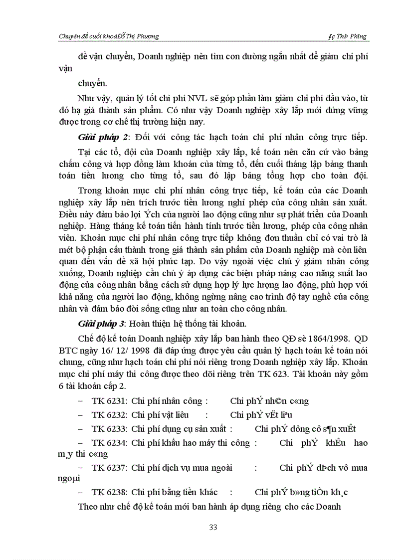 image for page Thực trạng hạch toán chi phí sản xuất và tính giá thành sản phẩm xây lắp và ý kiến đề xuất nhằm hoàn thiện vấn đề này.