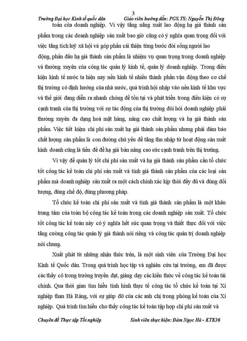 image for page Kế toán chi phí sản xuất và tính giá thành sản phẩm tại Xí nghiệp than Hà Ráng,