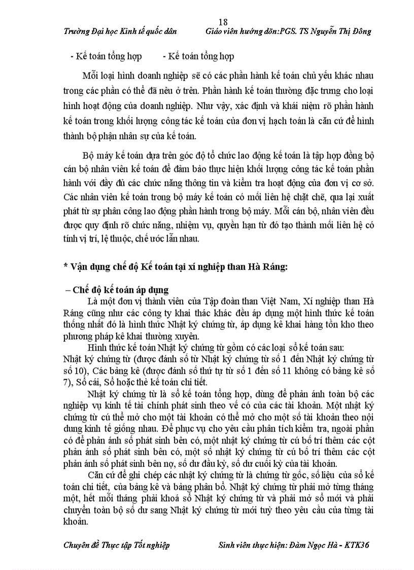 image for page Kế toán chi phí sản xuất và tính giá thành sản phẩm tại Xí nghiệp than Hà Ráng,