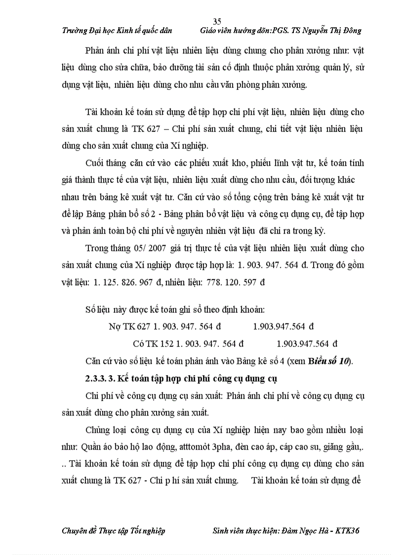 image for page Kế toán chi phí sản xuất và tính giá thành sản phẩm tại Xí nghiệp than Hà Ráng,