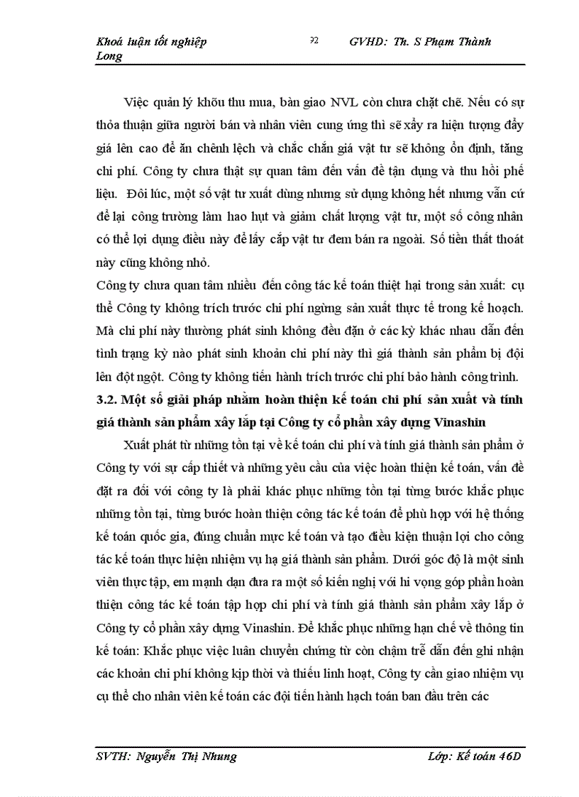 image for page Hoàn thiện kế toán chi phí sản xuất và tính giá thành sản phẩm xây lắp tại Công ty cổ phần xây dựng Vinashin