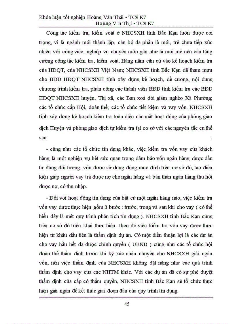 image for page Một số giải pháp nhằm nâng cao chất lượng tín dụng tại chi nhánh Ngân hàng chính sách xã hội tỉnh Bắc Kạn