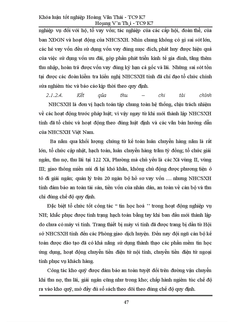 image for page Một số giải pháp nhằm nâng cao chất lượng tín dụng tại chi nhánh Ngân hàng chính sách xã hội tỉnh Bắc Kạn