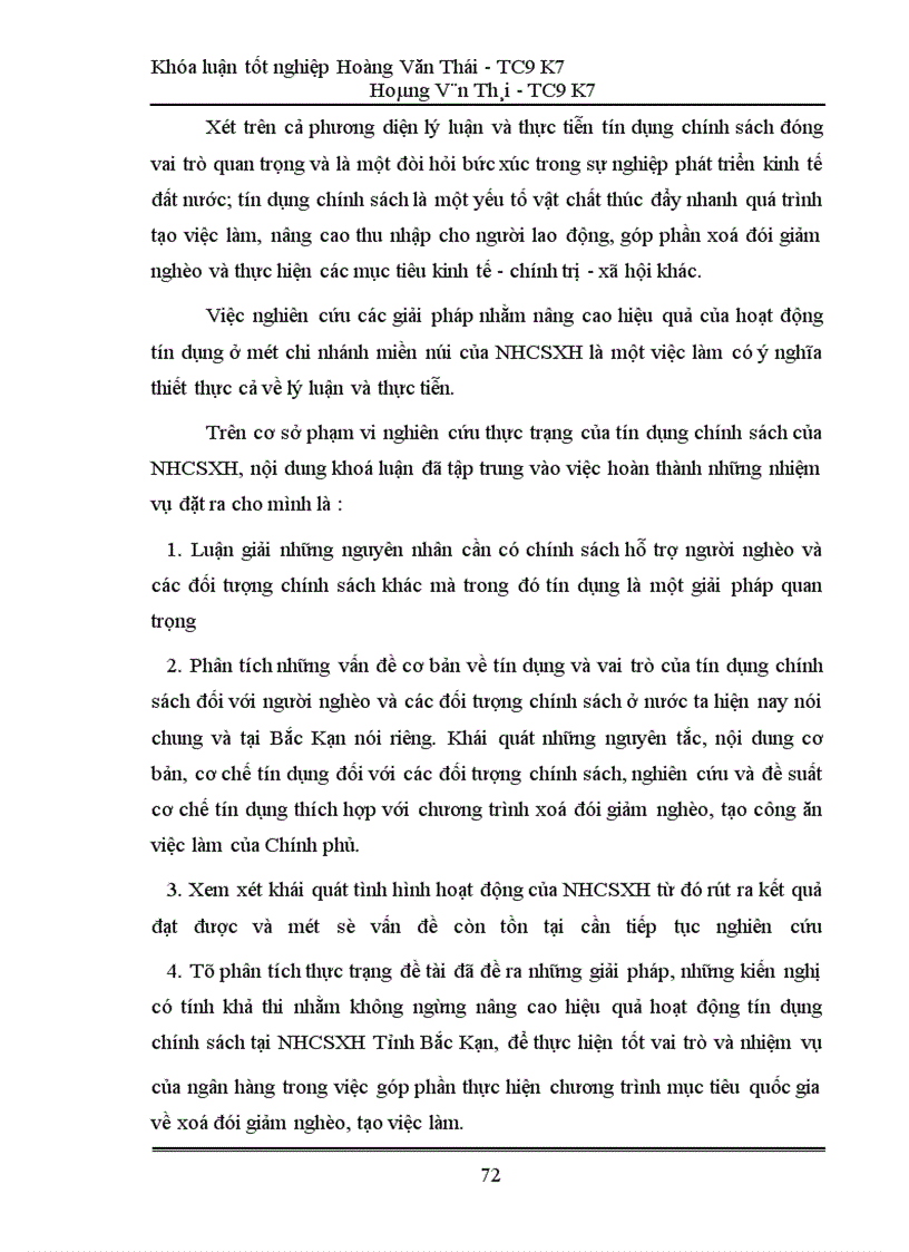 image for page Một số giải pháp nhằm nâng cao chất lượng tín dụng tại chi nhánh Ngân hàng chính sách xã hội tỉnh Bắc Kạn