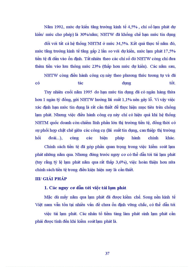 image for page Lạm phát và sự kiềm chế lạm phát