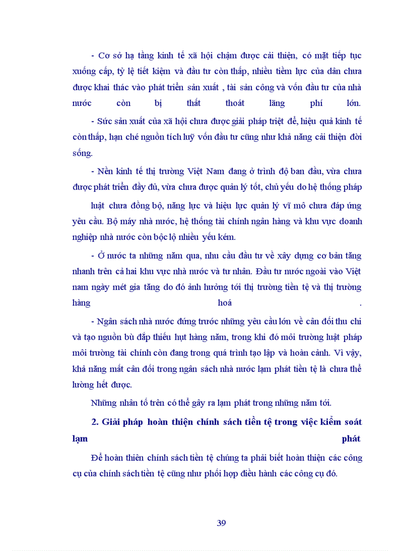 image for page Lạm phát và sự kiềm chế lạm phát