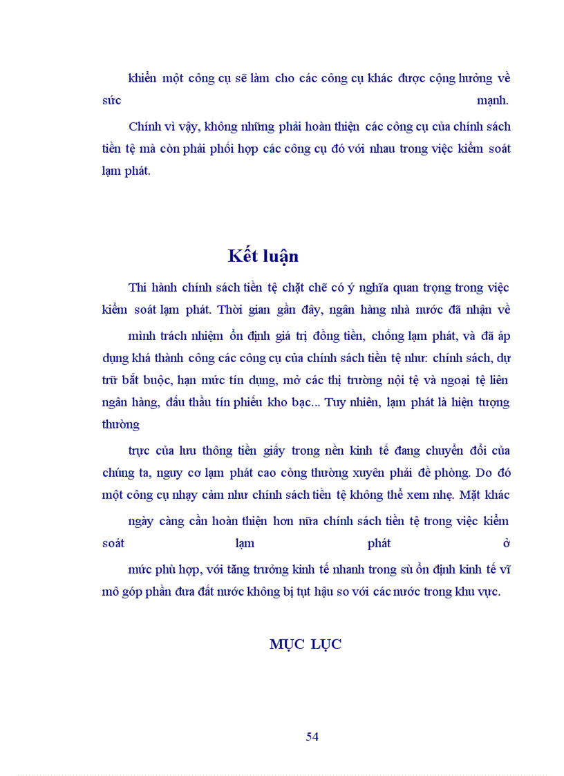 image for page Lạm phát và sự kiềm chế lạm phát