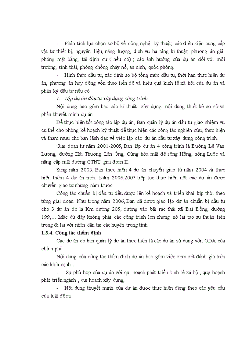 image for page Hoàn thiện công tác quản lý dự án tại ban quản lý dự án đầu tư xây dựng kết cấu hạ tầng giao thông- Sở giao thông vận tải Hưng Yên