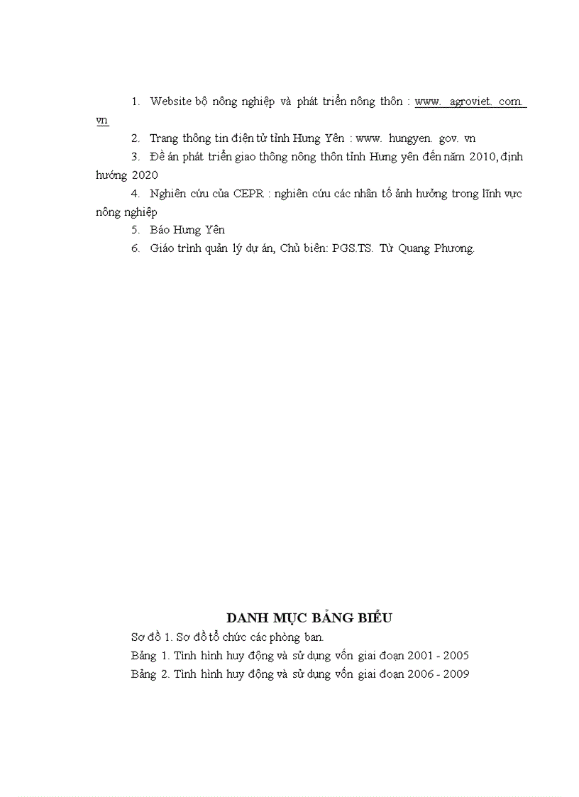 image for page Hoàn thiện công tác quản lý dự án tại ban quản lý dự án đầu tư xây dựng kết cấu hạ tầng giao thông- Sở giao thông vận tải Hưng Yên