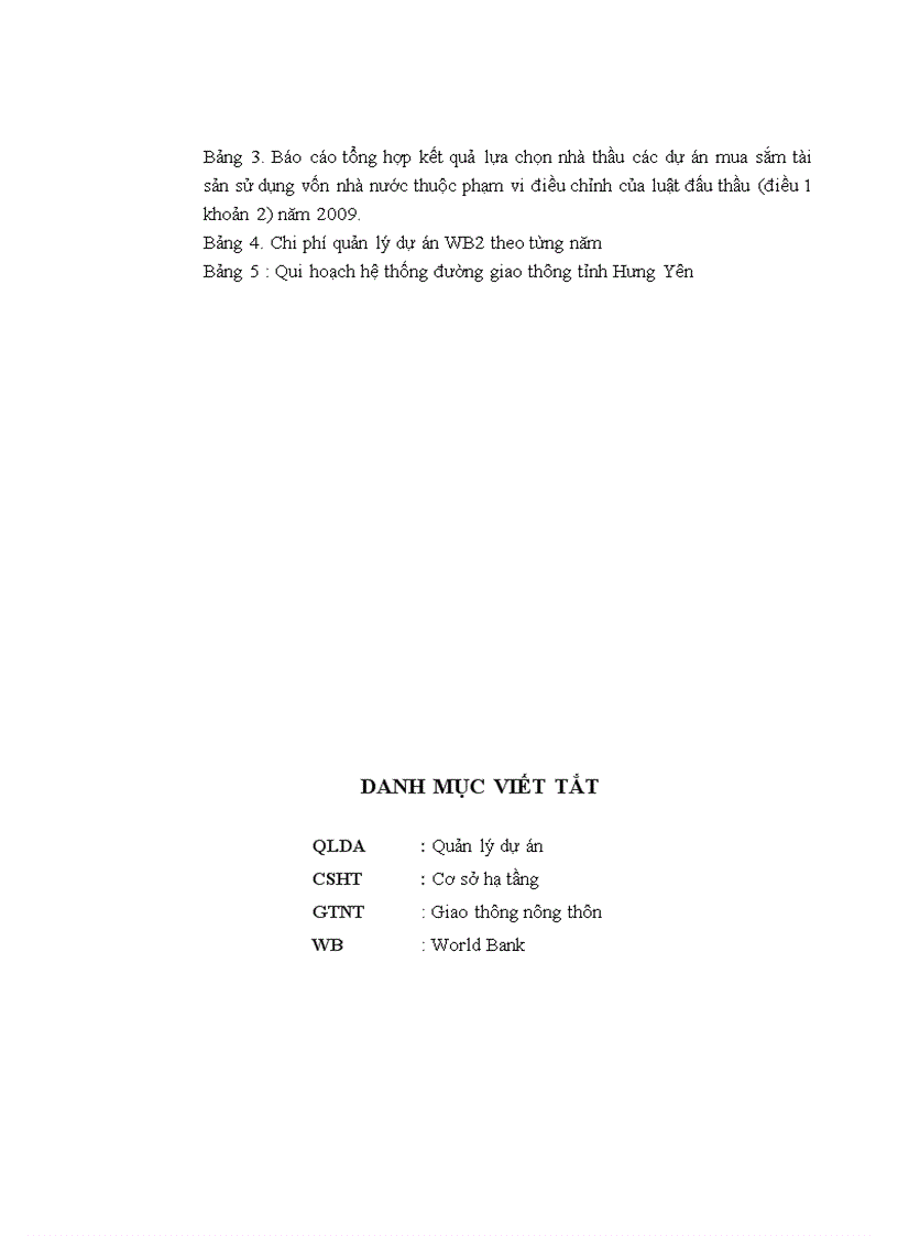 image for page Hoàn thiện công tác quản lý dự án tại ban quản lý dự án đầu tư xây dựng kết cấu hạ tầng giao thông- Sở giao thông vận tải Hưng Yên