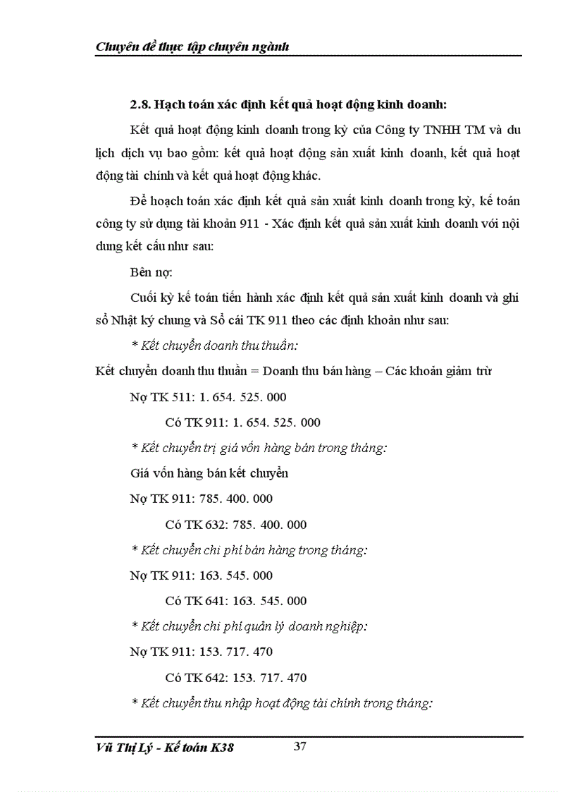 image for page Tìm hiểu kế toán doanh thu, chi phí và xác định kết quả hoạt động kinh doanh tại Công ty TNHH TM du lịch dịch vụ Hồng Hà