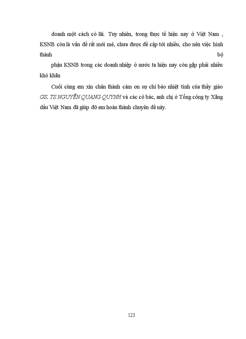 image for page Xây dựng và hoàn thiện các thủ tục kiểm soát nội bộ ở TCT Xăng Dầu Việt Nam - Petrolimex