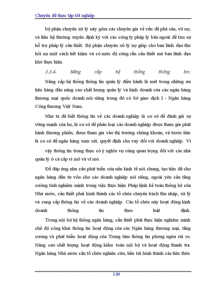 image for page Hoàn thiện nghiệp vụ cho vay của Sở giao dịch I- Ngân hàng Công thương Việt Nam