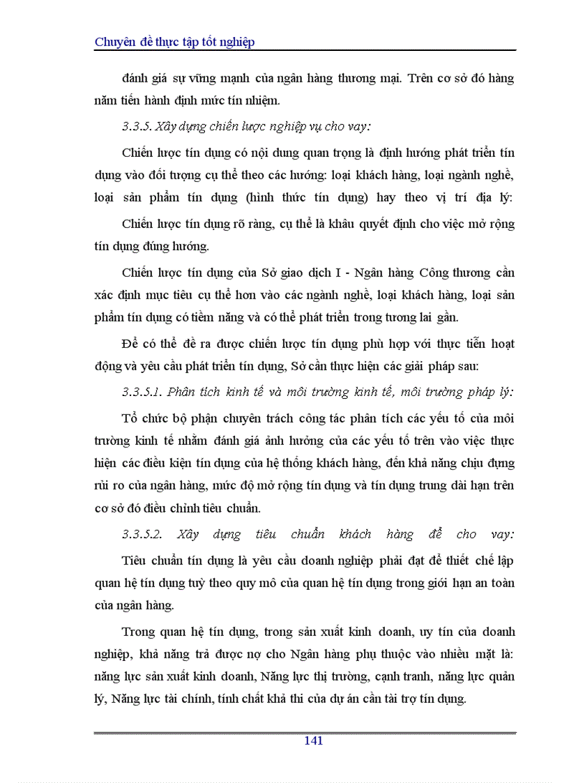 image for page Hoàn thiện nghiệp vụ cho vay của Sở giao dịch I- Ngân hàng Công thương Việt Nam