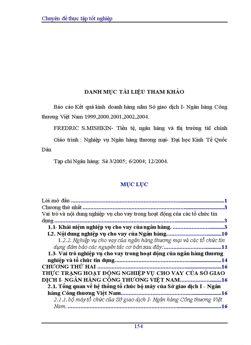 image for page Hoàn thiện nghiệp vụ cho vay của Sở giao dịch I- Ngân hàng Công thương Việt Nam