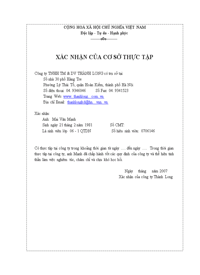 image for page Phân tích hoạt động kinh doanh của công ty Thành Long