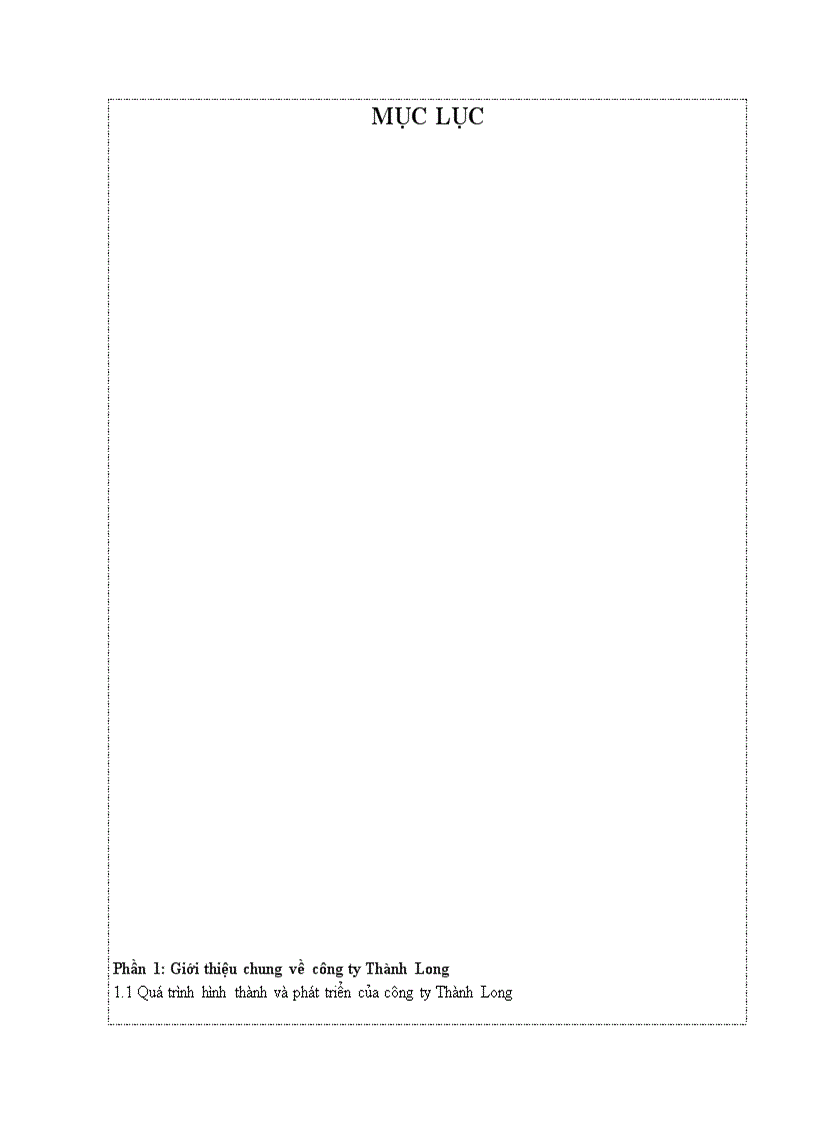 image for page Phân tích hoạt động kinh doanh của công ty Thành Long