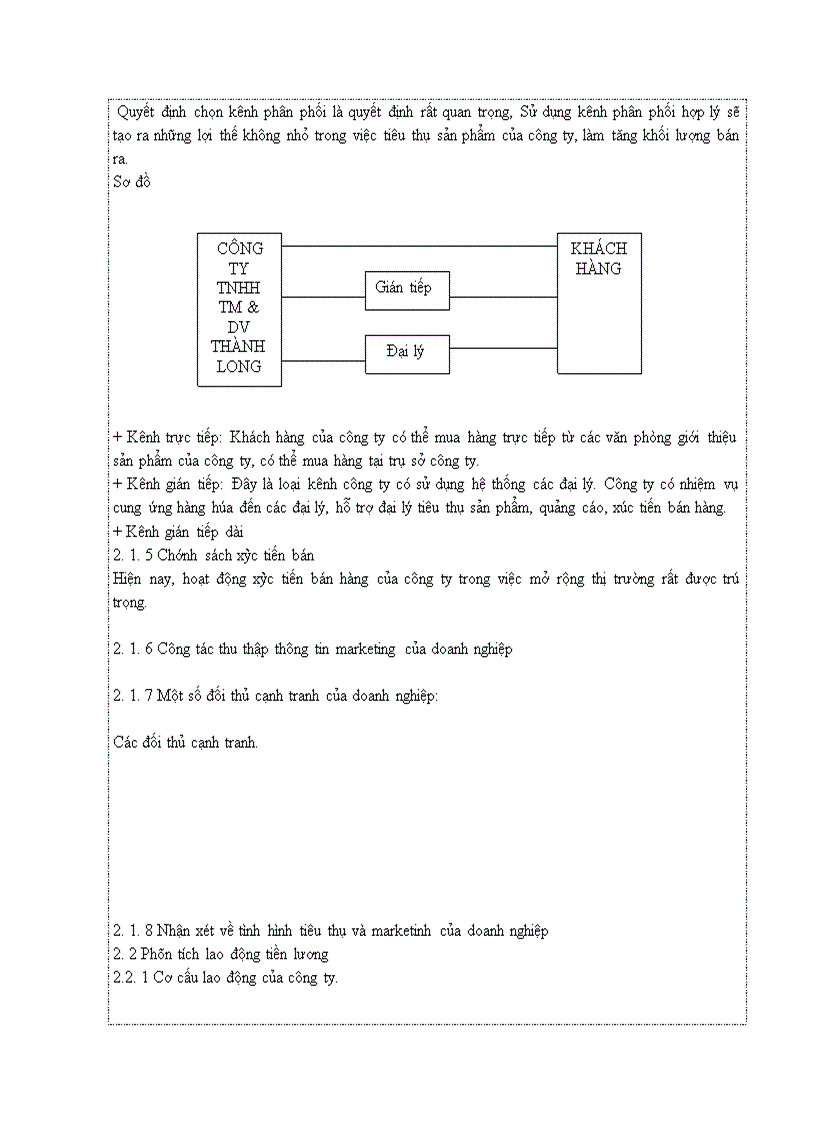 image for page Phân tích hoạt động kinh doanh của công ty Thành Long