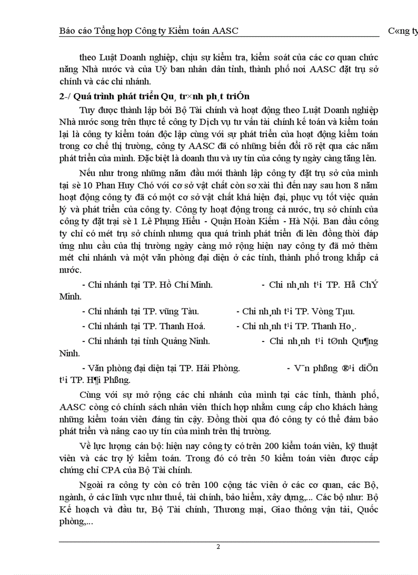 image for page Tổng hợp Công ty Kiểm toán AASC