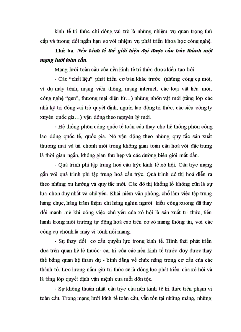 image for page Vai trò của công nghệ thông tin đối với sự hình thành và phát triển kinh tế tri thức ở Việt Nam
