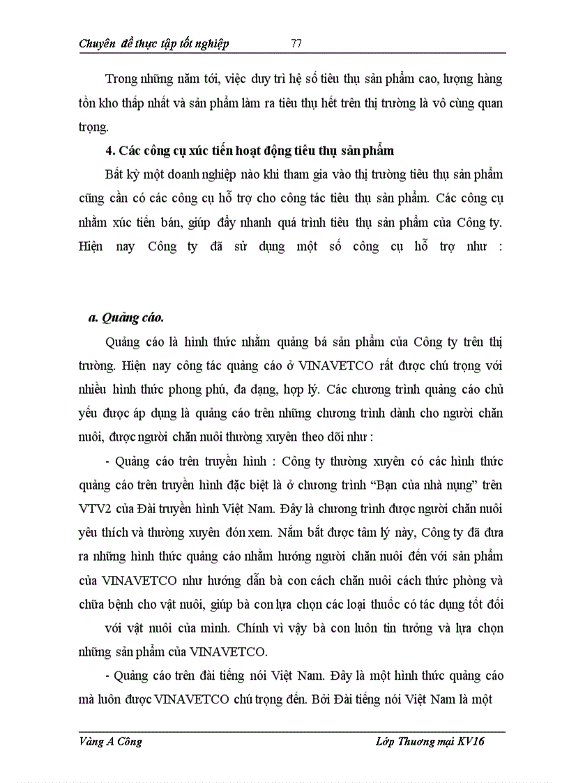 image for page Phát triển thị trường tiêu thụ sản phẩm của Công ty Cổ phần thuốc thú y trung ương I