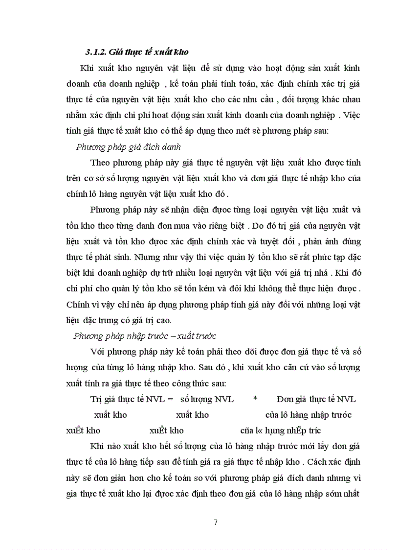 image for page Kế toán nguyên vật liệu, vật liệu và công cụ dụng cụ tại Xí nghiệp 22 - Công ty 22 BQP