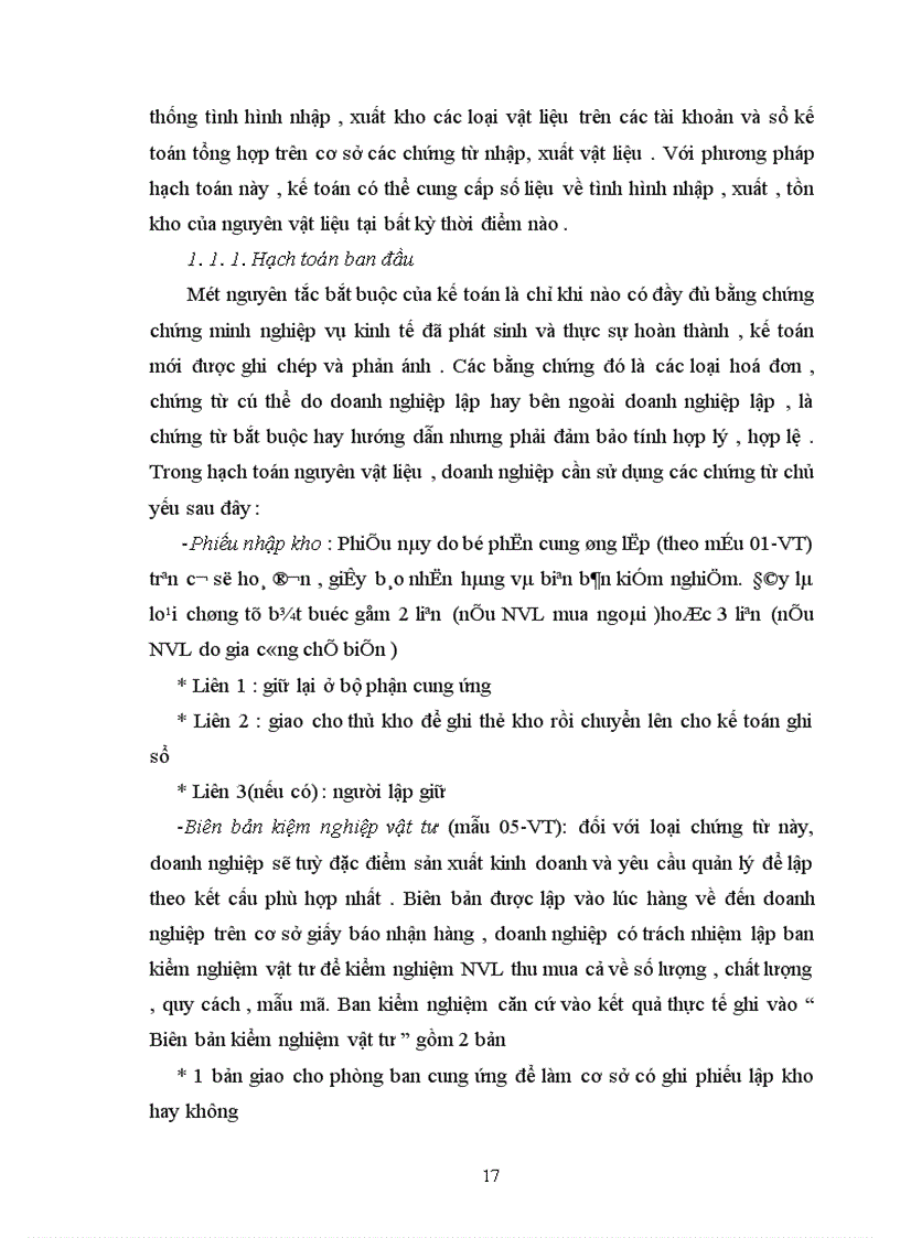 image for page Kế toán nguyên vật liệu, vật liệu và công cụ dụng cụ tại Xí nghiệp 22 - Công ty 22 BQP