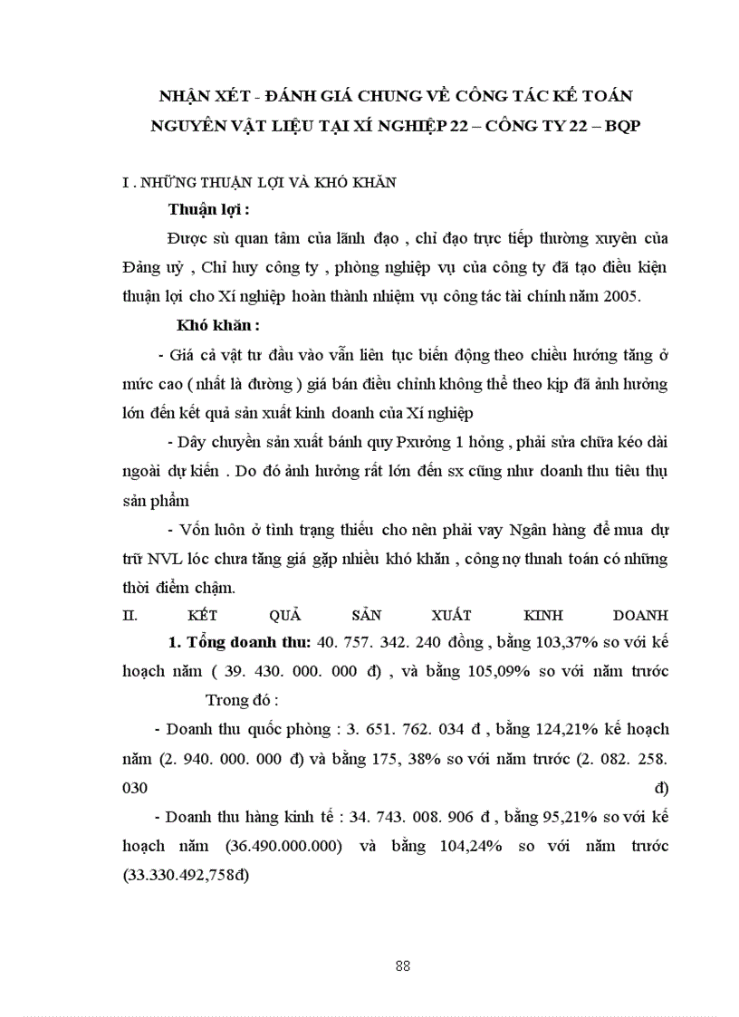 image for page Kế toán nguyên vật liệu, vật liệu và công cụ dụng cụ tại Xí nghiệp 22 - Công ty 22 BQP