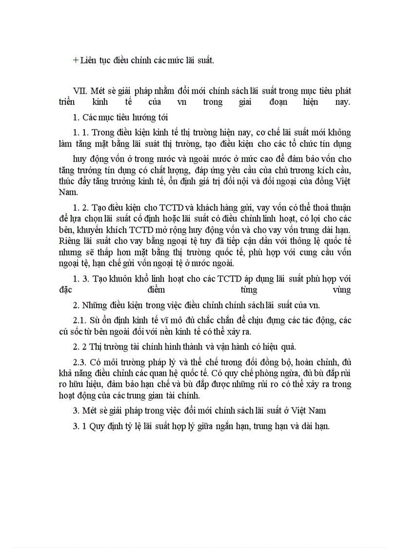 image for page Việc thực thi các chính sách lãi suất trong thời gian qua ở Việt Nam