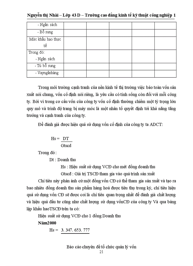 image for page Công tác quản lý vốn tại công ty Đồng Tháp