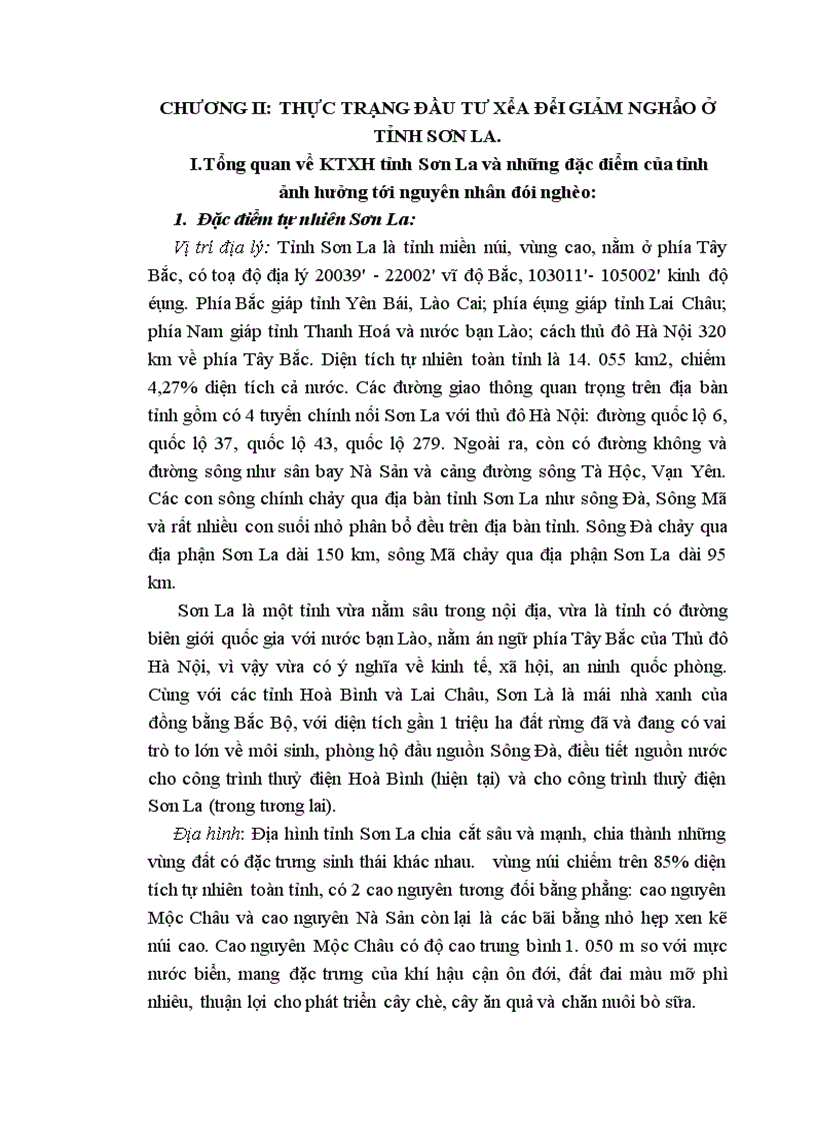 image for page Đầu tư xóa đói giảm nghèo ở Tỉnh Sơn La, thực trạng và giải pháp