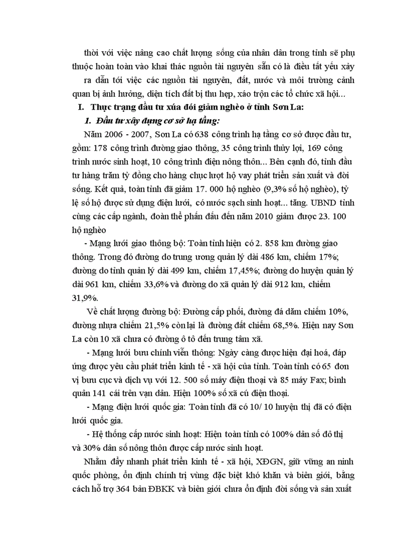 image for page Đầu tư xóa đói giảm nghèo ở Tỉnh Sơn La, thực trạng và giải pháp