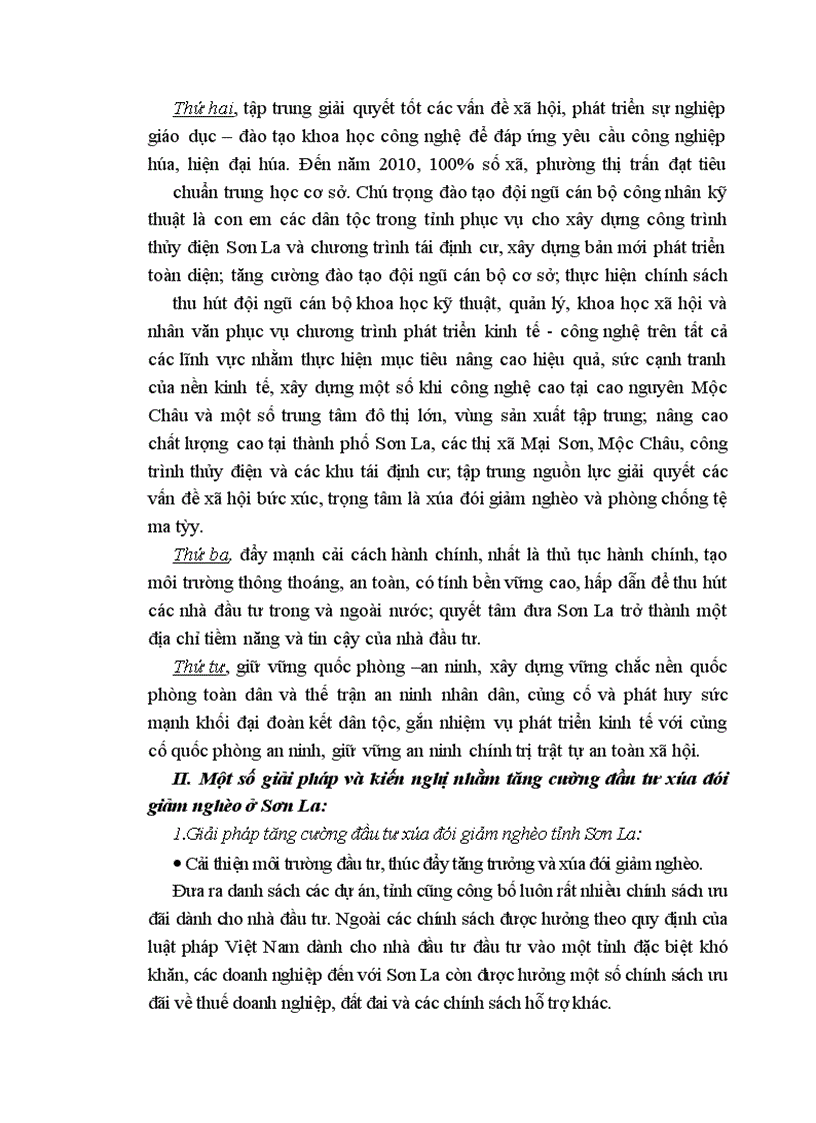 image for page Đầu tư xóa đói giảm nghèo ở Tỉnh Sơn La, thực trạng và giải pháp
