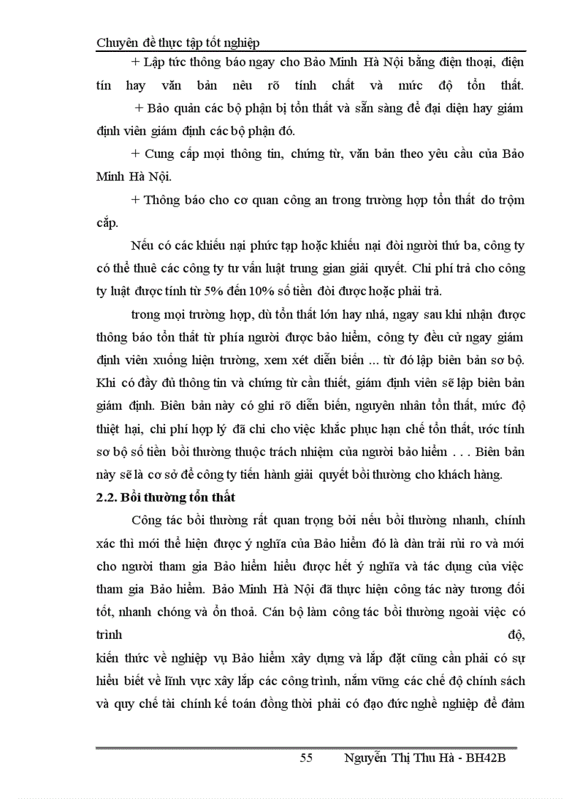 image for page Bàn về nghiệp vụ Bảo hiểm xây dựng và lắp đặt tại công ty bảo hiểm thành phố Hồ Chí Minh chi nhánh tại Hà Nội