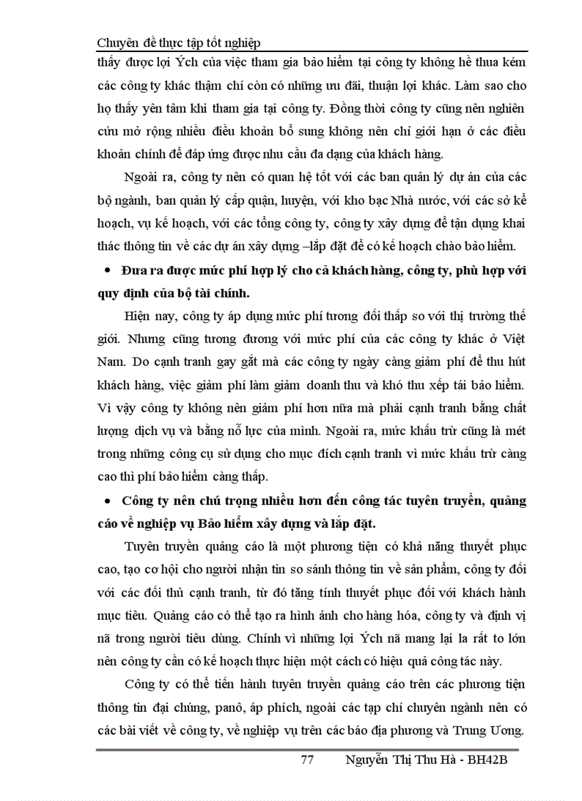 image for page Bàn về nghiệp vụ Bảo hiểm xây dựng và lắp đặt tại công ty bảo hiểm thành phố Hồ Chí Minh chi nhánh tại Hà Nội