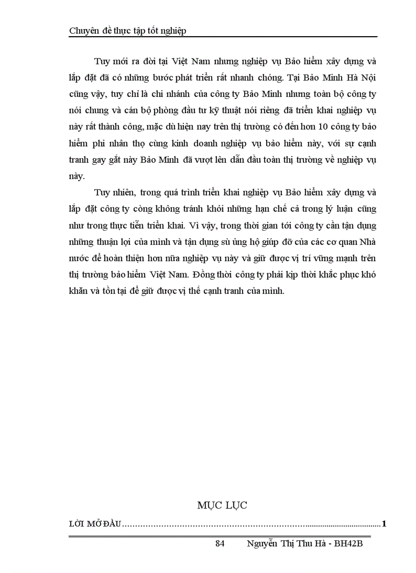 image for page Bàn về nghiệp vụ Bảo hiểm xây dựng và lắp đặt tại công ty bảo hiểm thành phố Hồ Chí Minh chi nhánh tại Hà Nội