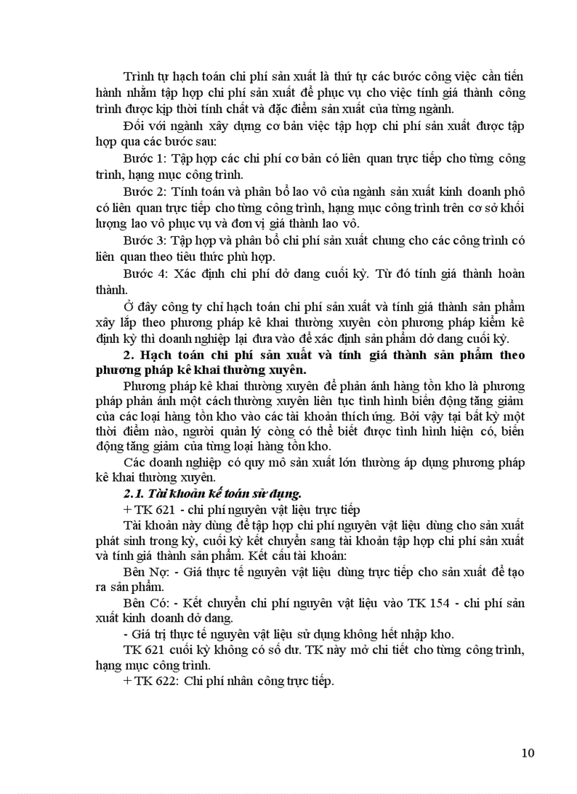 image for page Kế toán tập hợp chi phí sản xuất và tính giá thành sản phẩm tại công ty cơ giới và xây lắp 13 - Tổng công ty xây dựng và phát triển hạ tầng - LICOGI